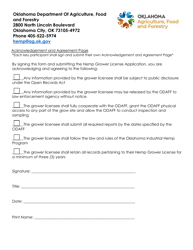 Hemp Grower License Application - Oklahoma, Page 5