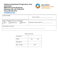 Hemp Grower License Application - Oklahoma, Page 6