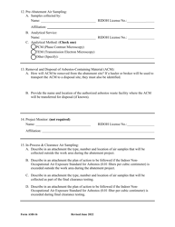 Form ASB-16 Abatement Plan Application - Rhode Island, Page 4