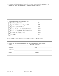 Form ASB-16 Abatement Plan Application - Rhode Island, Page 5