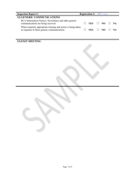 Dental X-Ray Facility Inspection Report - Sample - Rhode Island, Page 7