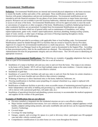 Form EM-1 Environmental Modifications Acknowledgement - South Carolina