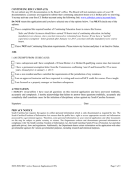 Rec Active License Renewal Application - South Carolina, Page 2