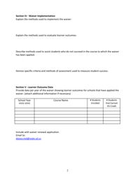 End of Waiver Term Report - South Dakota, Page 2