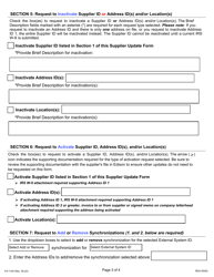 Form FA-1100 Supplier Maintenance Supplier Update Form - Tennessee, Page 3