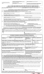 Form 6-11 Early Voting Clerk Corrective Action Form for Defective Carrier Envelope - Texas (English/Spanish), Page 2