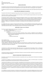 Form 2-17 Petition in Lieu of a Filing Fee for a Write-In Candidate for the General Election for State and County Officers - Texas (English/Spanish), Page 2