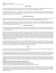 Form 2-16 Declaration of Write-In Candidacy for General Election for State and County Officers - Texas (English/Spanish), Page 5