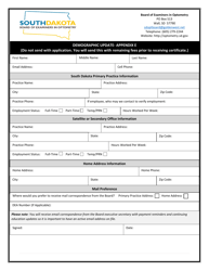 Optometry License Application - South Dakota, Page 12