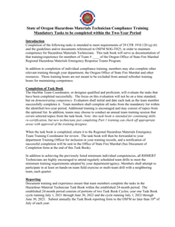 Hazardous Materials Technician Individual Compliance Training Worksheet - Oregon, Page 2