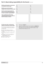 Form SF200ADULT Social Fund Funeral Expenses Payment for an Adult - United Kingdom, Page 12