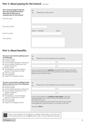 Form SF200ADULT Social Fund Funeral Expenses Payment for an Adult - United Kingdom, Page 6