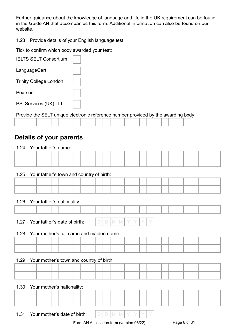 Form AN Download Printable PDF Or Fill Online Application For form-an-download-printable-pdf-or-fill-online-application-for