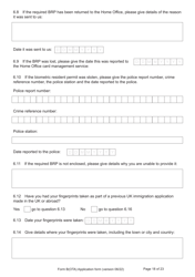 Form B(OTA) Application for Registration as a British Citizen by British Overseas Territories Citizen, British Overseas Citizen, British Protected Person, British Subject (Under the British Nationality Act 1981), British National (Overseas) - United Kingdom, Page 18