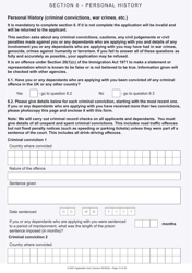 Form FLR(P) Application for an Extension of Stay in the UK as a Child Under the Age of 18 of a Relative With Limited Leave to Enter or Remain in the UK as a Refugee or Beneficiary of Humanitarian Protection and for a Biometric Immigration Document - United Kingdom, Page 12