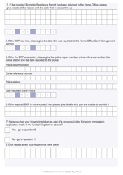 Form FLR(P) Application for an Extension of Stay in the UK as a Child Under the Age of 18 of a Relative With Limited Leave to Enter or Remain in the UK as a Refugee or Beneficiary of Humanitarian Protection and for a Biometric Immigration Document - United Kingdom, Page 19