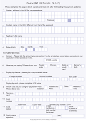 Form FLR(P) Application for an Extension of Stay in the UK as a Child Under the Age of 18 of a Relative With Limited Leave to Enter or Remain in the UK as a Refugee or Beneficiary of Humanitarian Protection and for a Biometric Immigration Document - United Kingdom, Page 4