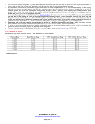 Notice of Intent - More Jobs for Marylanders Incentive Program - Maryland, Page 3