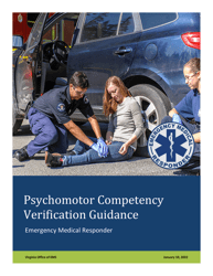 Form EMS.TR.997 State of Emergency Competency Verification Guidance for Emr - Virginia