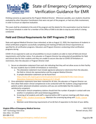 Form EMS.TR.997 State of Emergency Competency Verification Guidance for Emr - Virginia, Page 3