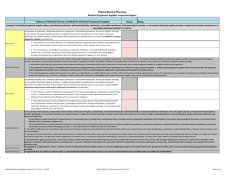 Medical Equipment Supplier Inspection Form - Virginia, Page 4