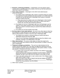 Form PO001 Petition for Protection Order - Washington, Page 17