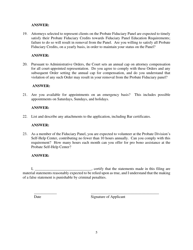 Probate Fiduciary Panel - Attorney Application - Washington, D.C., Page 5