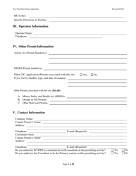 New Non-slurry Permit Application - West Virginia, Page 2