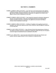 Application Verifying Eligibility as Surplus Lines Insurer in the State of Louisiana - Louisiana, Page 5