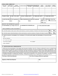 Form UIC-25 STRAT TEST Class V Stratigraphic Test Well Permit Application - Louisiana, Page 2