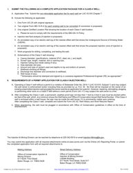 Form UIC-25 STRAT TEST Class V Stratigraphic Test Well Permit Application - Louisiana, Page 3