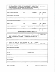 Form DPSSP0073 Level II Business Application (Manufacturer of Slot Machine and Video Draw Poker Devices Permit, Manufacturer of Gaming Equipment Other Than Slot Machines and Video Draw Poker Devices Permit, Gaming Supplier Permit, Non Gaming Supplier Permit) - Louisiana, Page 11