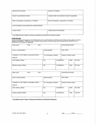 Form DPSSP0073 Level II Business Application (Manufacturer of Slot Machine and Video Draw Poker Devices Permit, Manufacturer of Gaming Equipment Other Than Slot Machines and Video Draw Poker Devices Permit, Gaming Supplier Permit, Non Gaming Supplier Permit) - Louisiana, Page 6