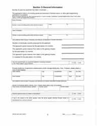 Form DPSSP0073 Level II Business Application (Manufacturer of Slot Machine and Video Draw Poker Devices Permit, Manufacturer of Gaming Equipment Other Than Slot Machines and Video Draw Poker Devices Permit, Gaming Supplier Permit, Non Gaming Supplier Permit) - Louisiana, Page 9