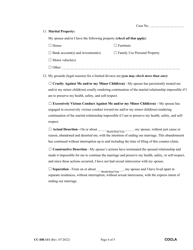 Form CC-DR-111 Counter-Claim for Limited Divorce - Maryland, Page 4