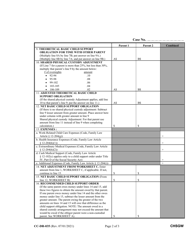 Form CC-DR-035 Worksheet B Child Support Obligation: Shared Physical Custody - Maryland, Page 2