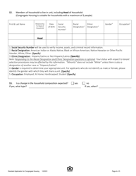 Standard Application for Congregate (Shared Living) State-Aided Elderly/Handicapped Public Housing - Massachusetts, Page 4
