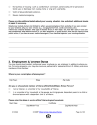 Application for State-Aided Public Housing and the Alternative Housing Voucher Program (Ahvp) - Massachusetts, Page 4