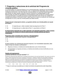 Solicitud Para Vivienda Publica Con Ayuda Del Estado Y El Programa De Vales Para Viviendas Alternativas (Alternative Housing Voucher Program, Ahvp) - Massachusetts (Spanish), Page 11