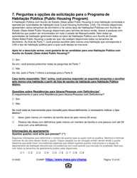 Application for State-Aided Public Housing and the Alternative Housing Voucher Program (Ahvp) - Massachusetts (Portuguese), Page 10
