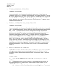 Contract Affidavit - Maryland, Page 2