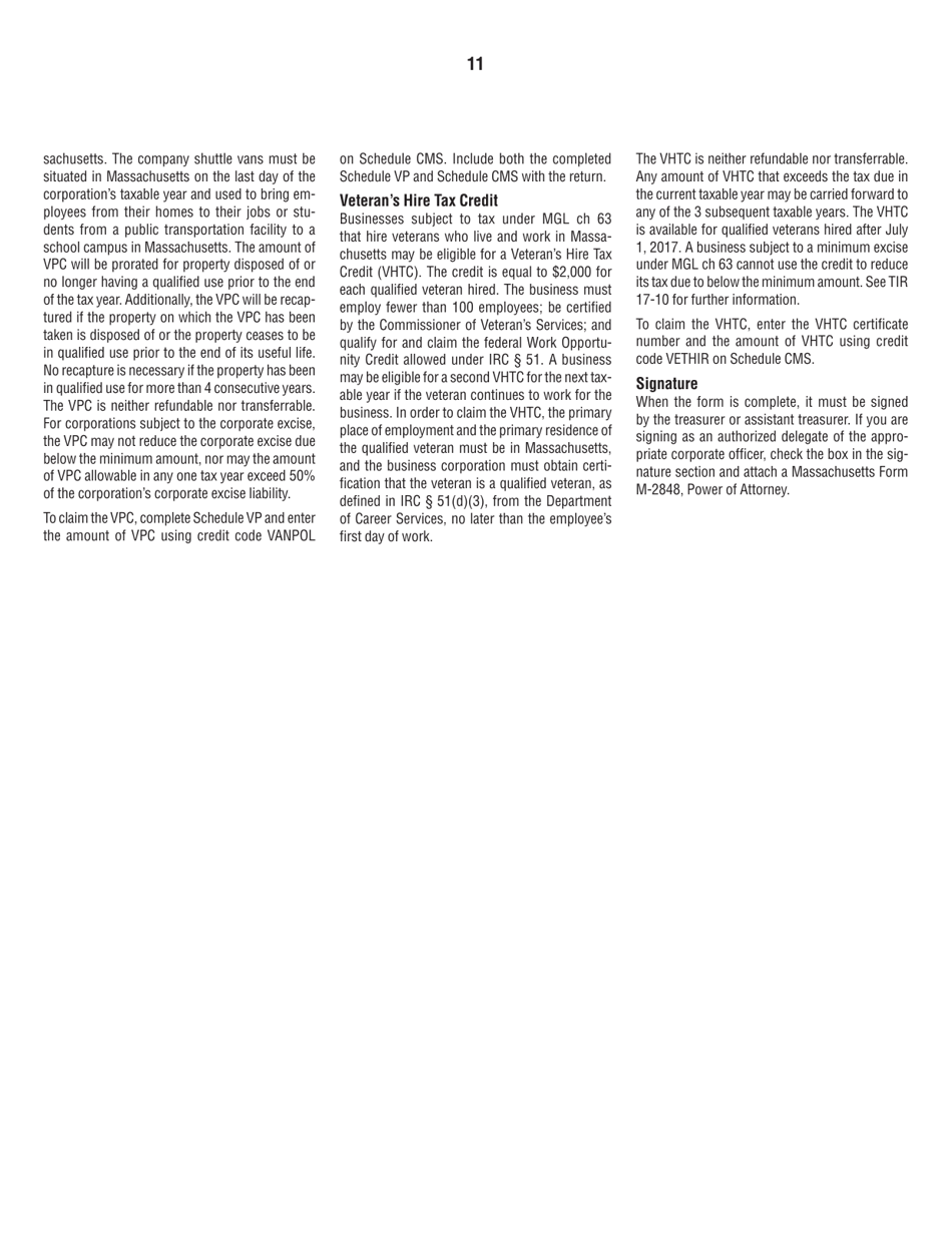 Instructions for Form 63-20P Premium Excise Return for Life Insurance Companies - Massachusetts, Page 11