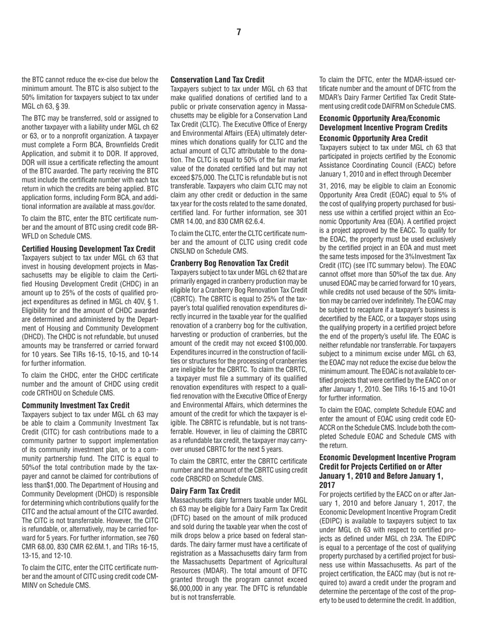 Instructions for Form 63-20P Premium Excise Return for Life Insurance Companies - Massachusetts, Page 7