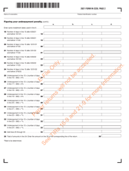 Form M-2220 Underpayment of Massachusetts Estimated Tax by Corporations - Massachusetts, Page 3