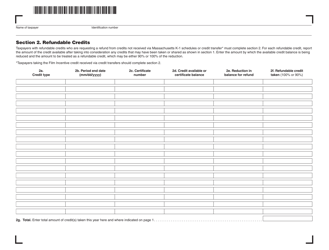 Schedule CMS Credit Manager Schedule - Massachusetts, Page 2