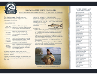 DNR Form 542-0341 Master Angler Entry Form - Iowa, Page 2