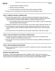 Form EQP5848 Minimum Service Line Material Verification Requirements for Manufactured Housing Communities - Michigan, Page 5