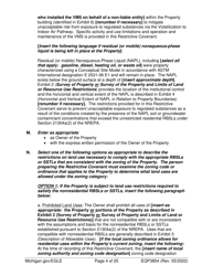 Form EQP3854 Declaration of Restrictive Covenant - Part 213 - Michigan, Page 4