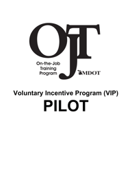 Document preview: On-The-Job Training Voluntary Incentive Program Designated Contractor Form - Michigan