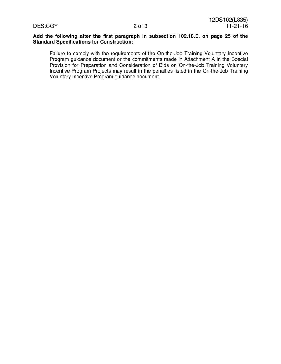 On-The-Job Training Voluntary Incentive Program Designated Contractor Form - Michigan, Page 7